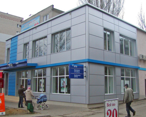 Вентилируемый фасад ВТБ банка